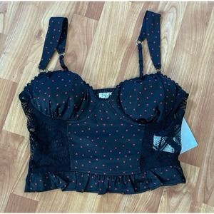 Lily White Black Corset‎
